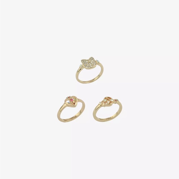 Pretty Guardian Sailor Moon Cosmic Heart Compact Ring Set Hot‎ Topic - Picture 2 of 2